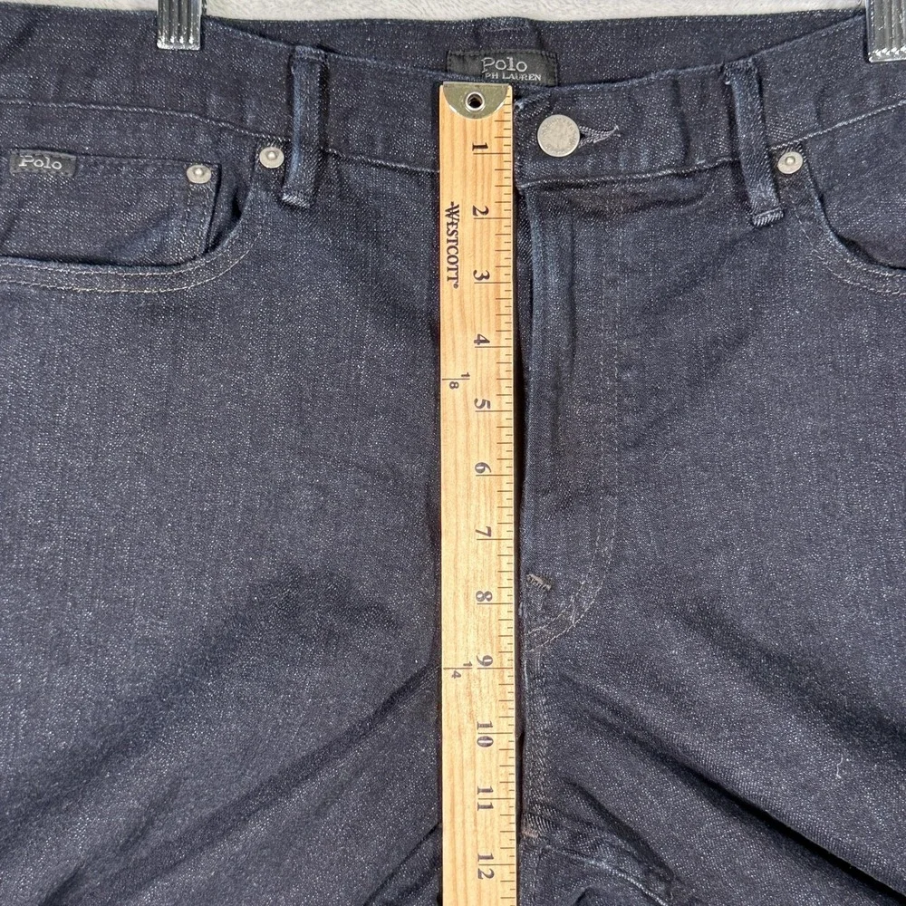 Polo Ralph Lauren Jeans Mens 36x30 Blue The Prospect Straight Dark Wash Stretch